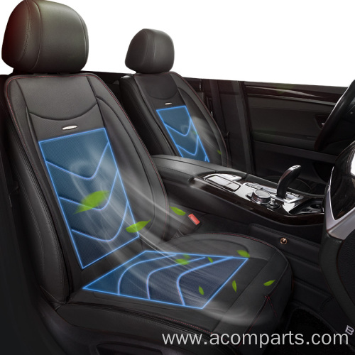 cooling car seat cushion with air fan ventilation